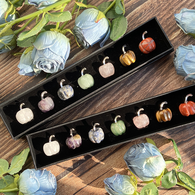 Mixed Natural Crystal Pumpkin  - огляд і ціна Healing Crystal Set