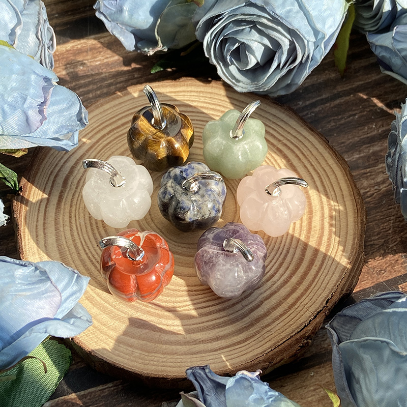 Mixed Natural Crystal Pumpkin  - огляд і ціна Healing Crystal Set