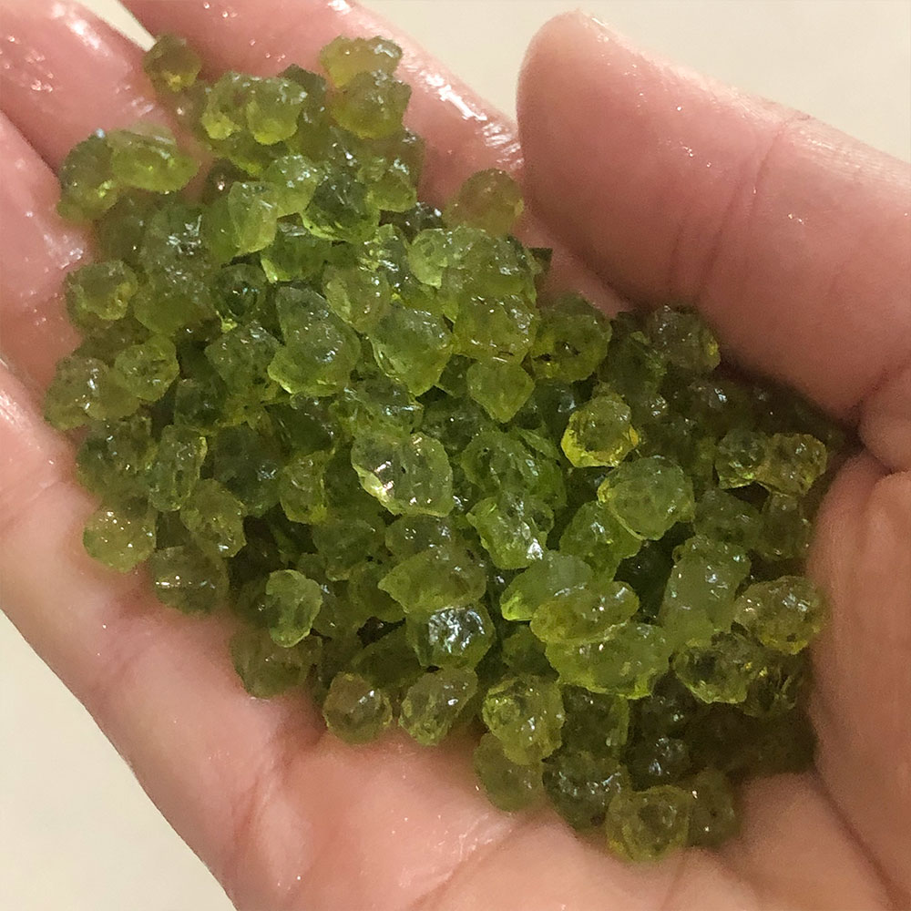 20g/Pack Natural Peridot Olivi - огляд і ціна Healing Crystal Set