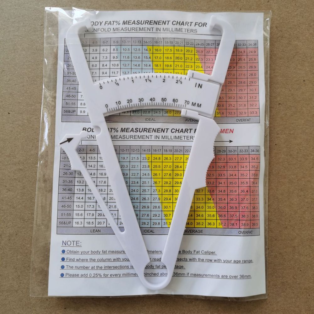 Fitness Body Fat Caliper Accur - огляд і ціна Health Wellness Training