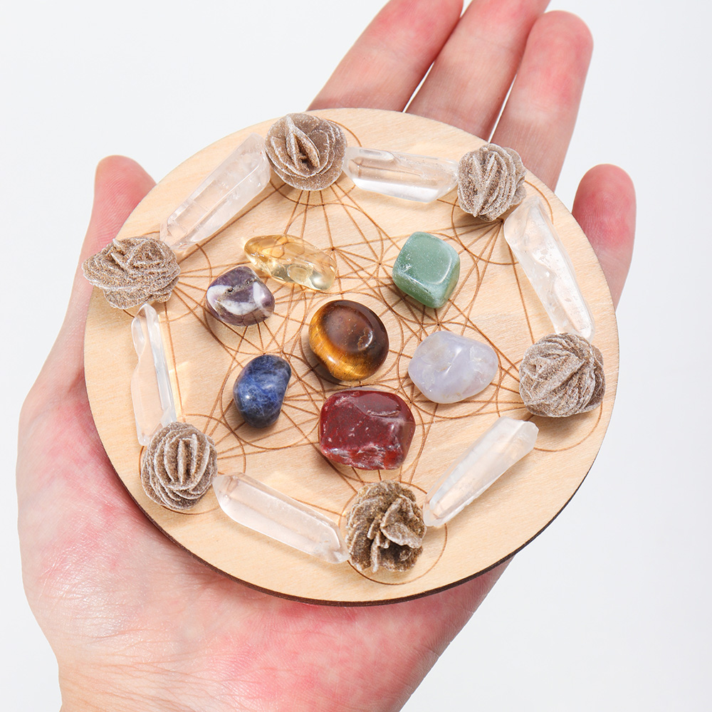 7pcs/set Natural Crystal Mixed - огляд і ціна Healing Crystal Set