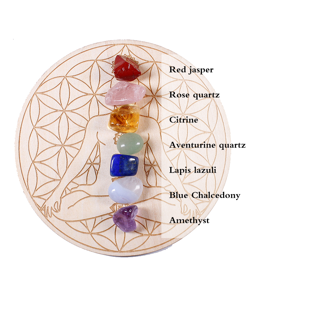 7pcs/set Natural Crystal Mixed - огляд і ціна Healing Crystal Set