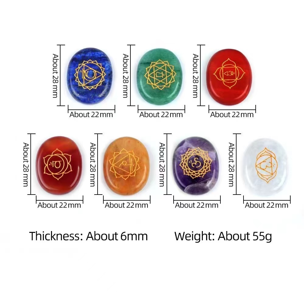 7pcs Natural Crystal Stone Orn - огляд і ціна Healing Crystal Set