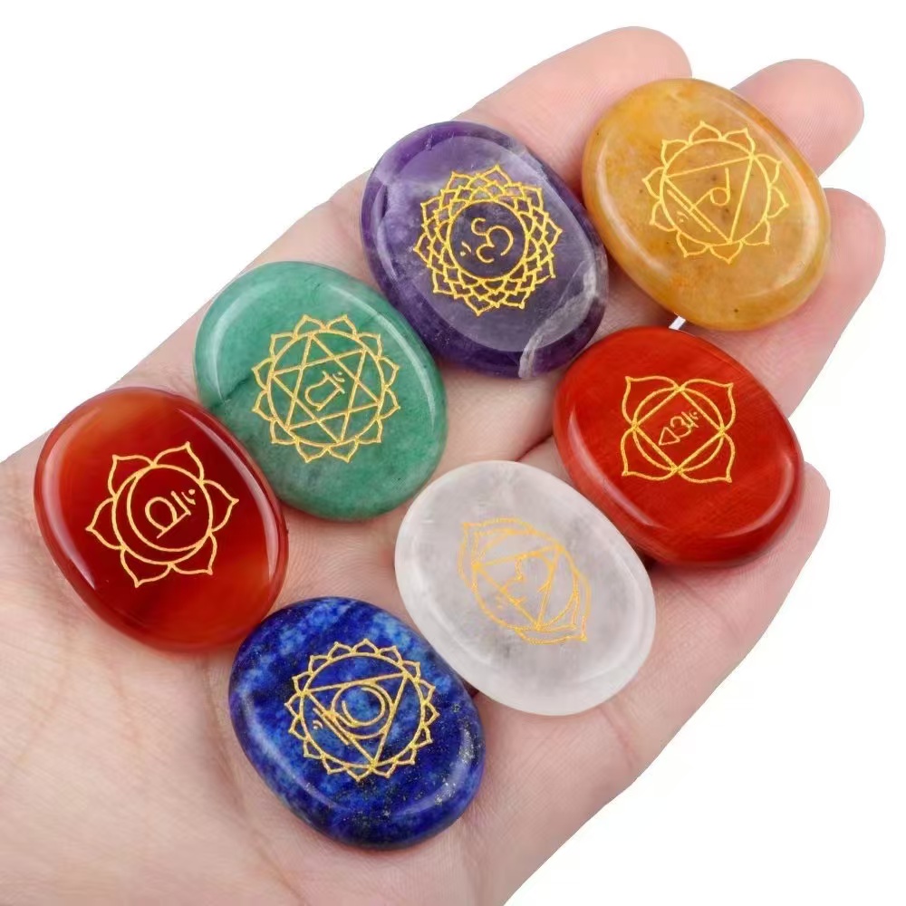 7pcs Natural Crystal Stone Orn - огляд і ціна Healing Crystal Set