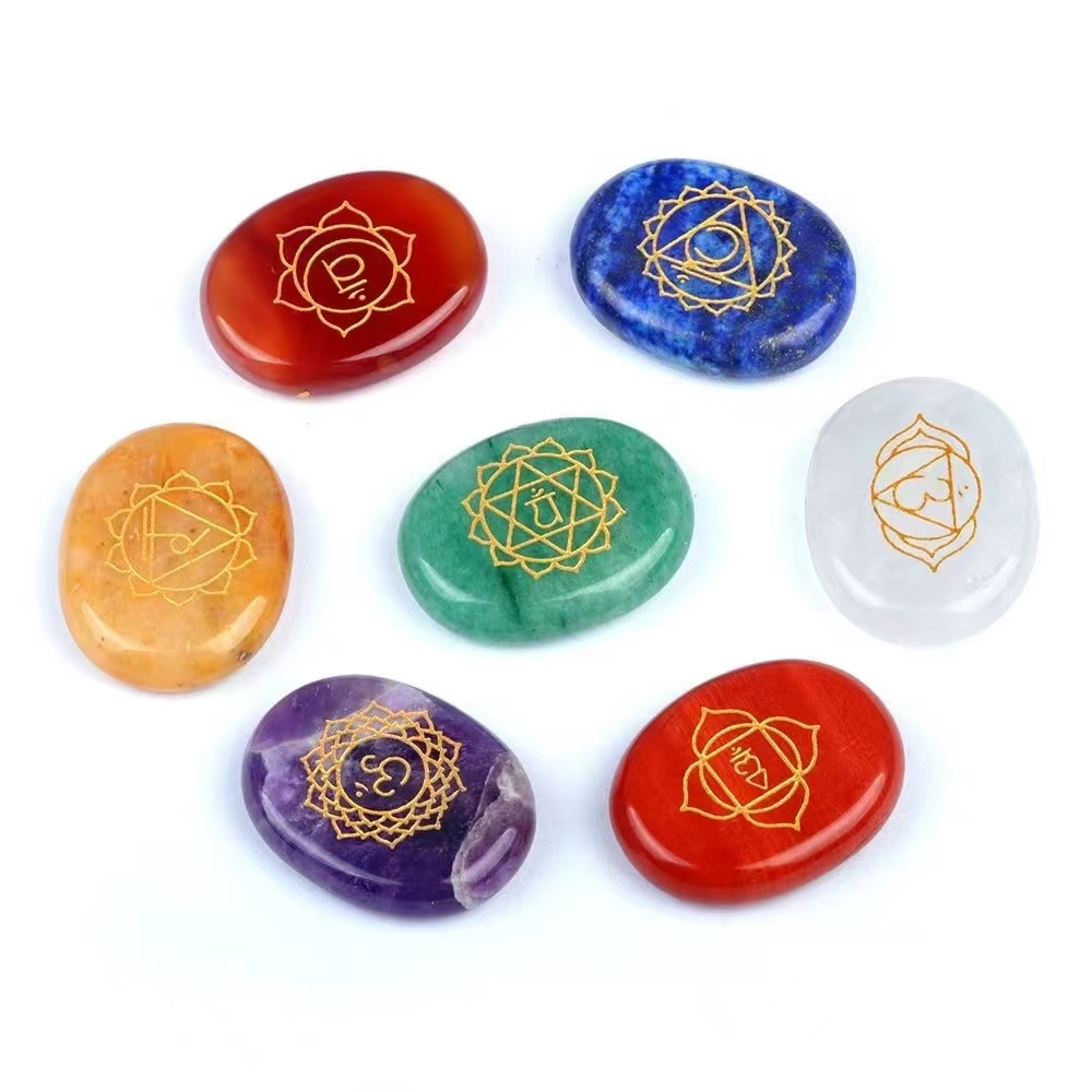 7pcs Natural Crystal Stone Orn - огляд і ціна Healing Crystal Set